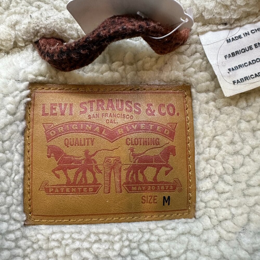 **🔥 Jughead Jones “Riverdale” Levi’s Sherpa Check Jacket – Men’s Size M 🔥** - Picture 10 of 11